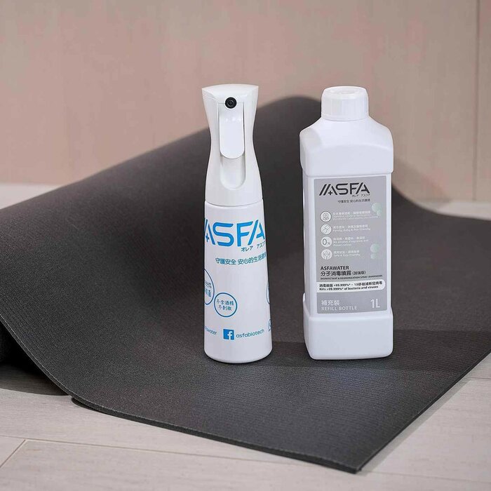 ASFAWATER 阿斯發生物科技香港有限公司 200ppm 分子消毒噴霧 加強版【1L】+ 高壓噴霧瓶【300ml】 Fixed SizeProduct Thumbnail