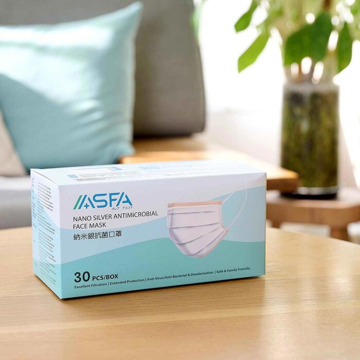 ASFAWATER 阿斯發生物科技香港有限公司 納米銀口罩防護組合套裝 x 3套 Fixed SizeProduct Thumbnail