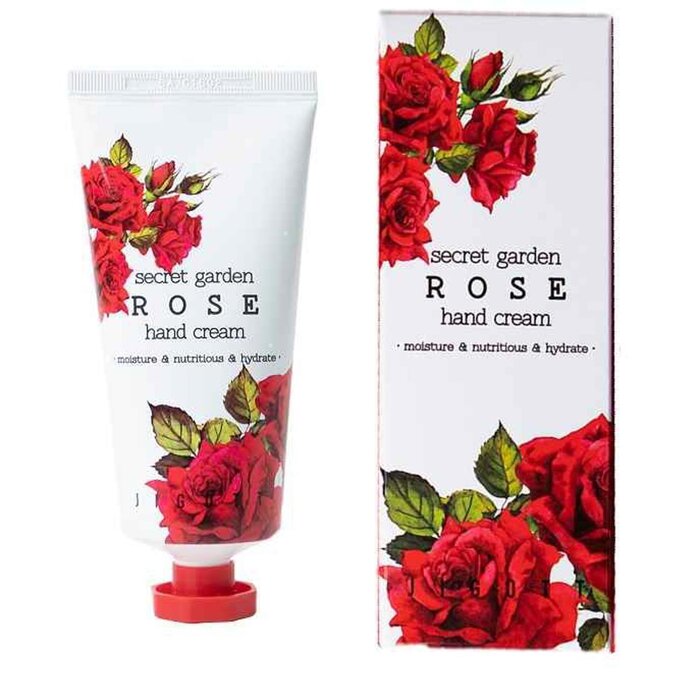 Jigott Secret Garden Hand Cream (Rose) 100ml Fixed SizeProduct Thumbnail