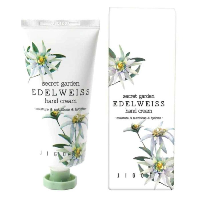 Jigott Secret Garden Hand Cream (Edelweiss) 100ml Fixed SizeProduct Thumbnail