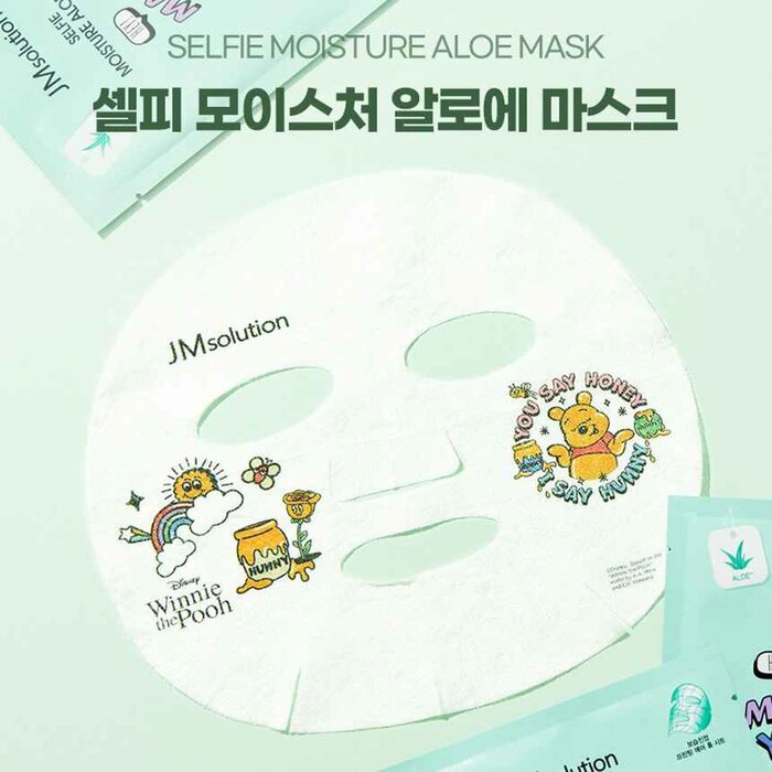 JM Solution Disney SELFIE MOISTURE ALOE MASK (Winnie the Pooh) 10pcsProduct Thumbnail