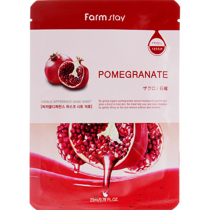 Farm Stay Visible Difference Mask Sheet (Pomegranate) 10pcsProduct Thumbnail