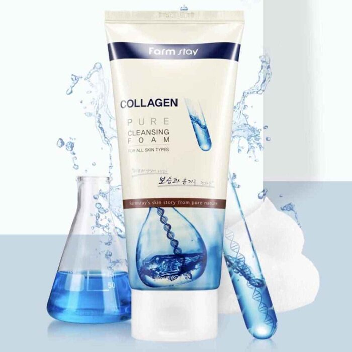팜 스테이 Farm Stay Collagen Pure Cleansing Foam 180mlProduct Thumbnail