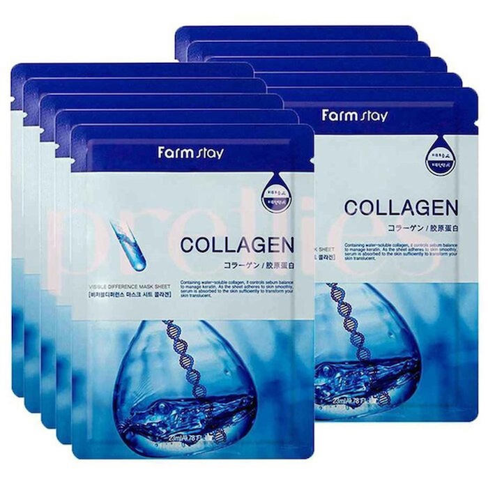 Farm Stay Visible Difference Mask Sheet(Collagen) 23mlx10pcsProduct Thumbnail
