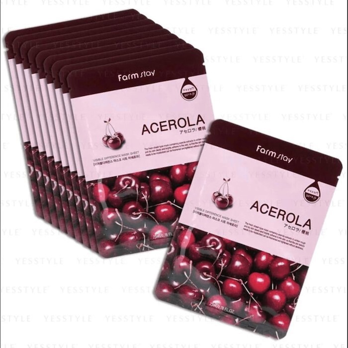 Farm Stay Visible Difference Mask Sheet(Acerola) 10pcsProduct Thumbnail