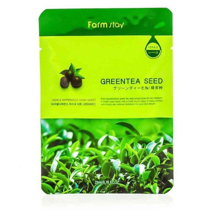 Farm Stay Visible Difference Mask Sheet(Green Tea Seed) 23mlx10pcsProduct Thumbnail