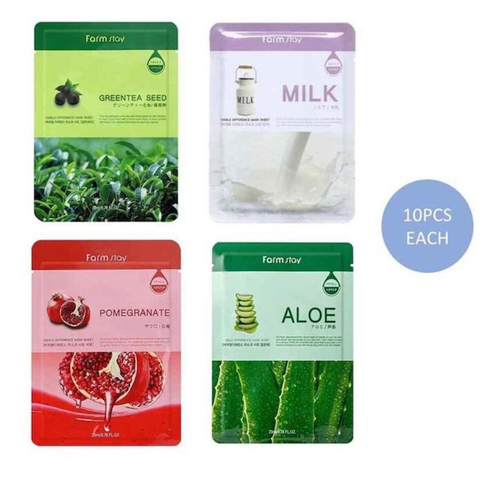 Farm Stay Visible Difference Mask Sheet(Green Tea Seed) 23mlx10pcsProduct Thumbnail