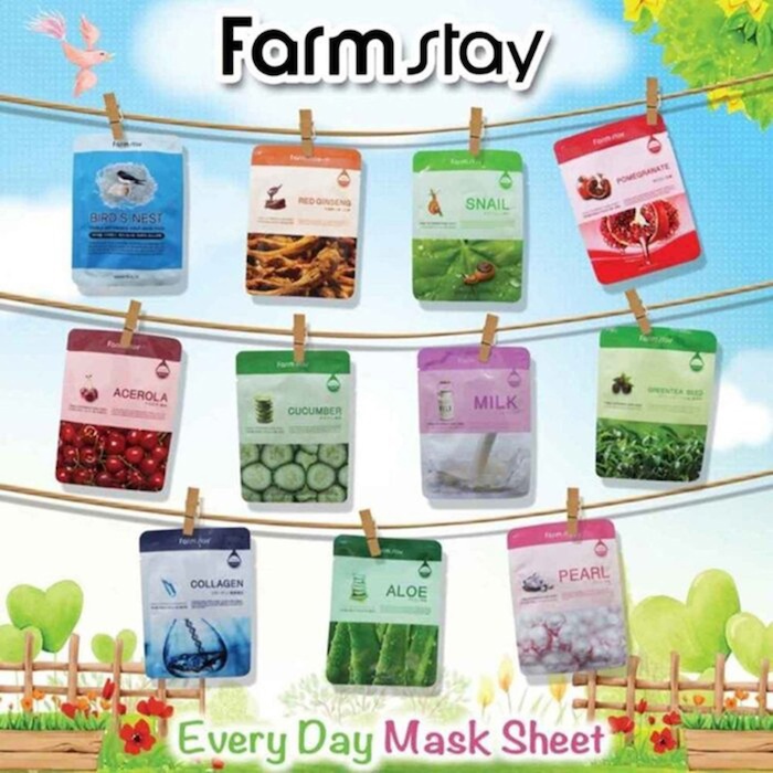 Farm Stay Visible Difference Mask Sheet(Green Tea Seed) 23mlx10pcsProduct Thumbnail