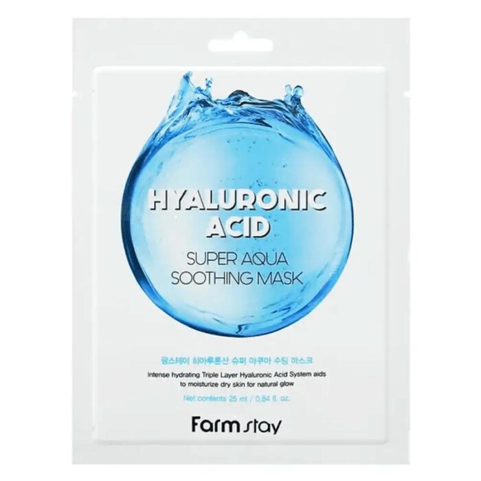Farm Stay Hyaluronic Acid Super Aqua Soothing Mask 10pcsProduct Thumbnail