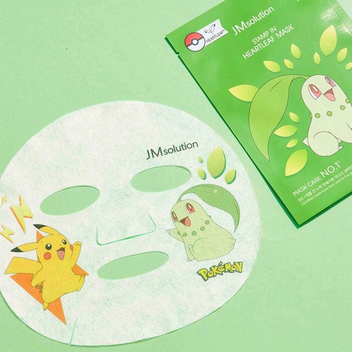 JM Solution Pokemon Stamp In HeartLeaf Mascarilla 10pcsProduct Thumbnail
