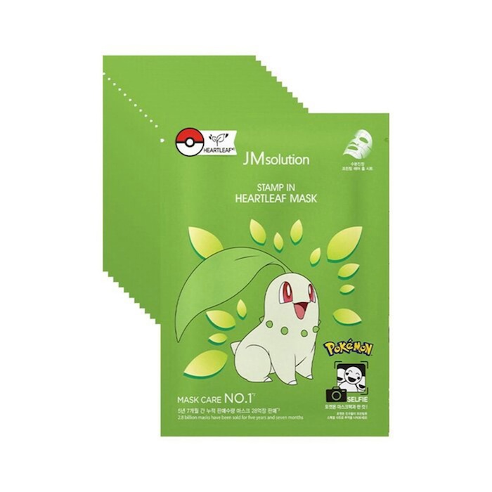 JM Solution Pokemon Stamp In HeartLeaf Mascarilla 10pcsProduct Thumbnail
