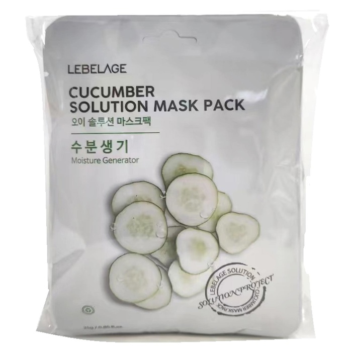 Lebelage Solution Mask Pack (Cucumber) 25g x 10pcsProduct Thumbnail