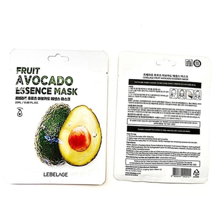 Lebelage Essence Mask Pack (Avocade) 25g x 10pcsProduct Thumbnail