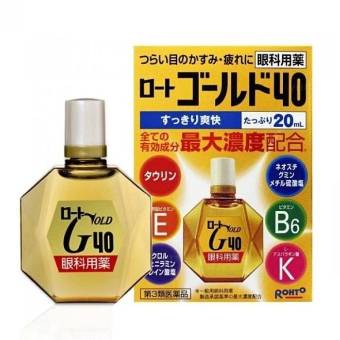 Rohto 樂敦 Gold 40 舒視齡眼藥水 20mlProduct Thumbnail