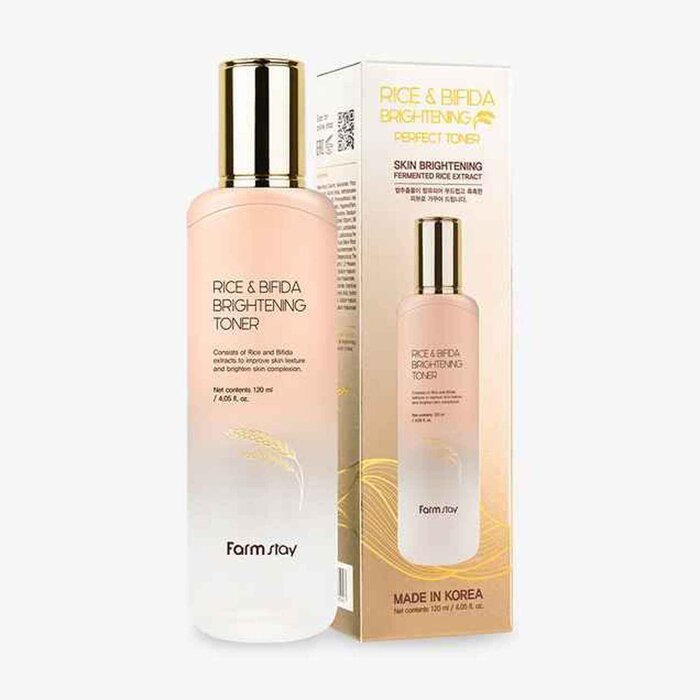 팜 스테이 Farm Stay Rice & Bifida Brightening Perfect Toner 120 mlProduct Thumbnail