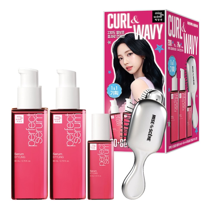 Mise en Scene Perfect Repair Serum Gift Set styling (80ml + 80ml + 30ml + hair brush 4pcs per setProduct Thumbnail