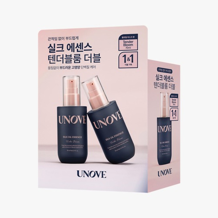 UNOVE Silk Oil Essence 1+1 set (Tender Bloom) 70ml x2Product Thumbnail