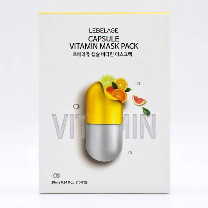 Lebelage Capsule Vitamin Mask Pack 10 pcsProduct Thumbnail