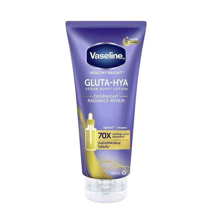 Vaseline Healthy Bright Gluta-Hya Serum Burst Lotion Overnight Radiance Repair 300 mlProduct Thumbnail