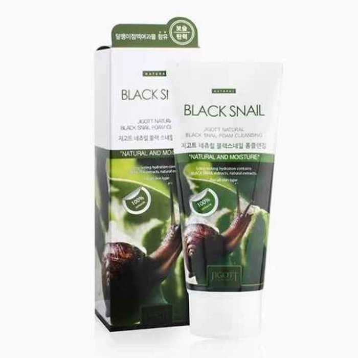 Jigott Natural Black Snail Foam Cleansing 180 mlProduct Thumbnail