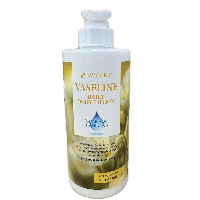 3W Clinic Vaseline Daily Body Lotion 550mlProduct Thumbnail