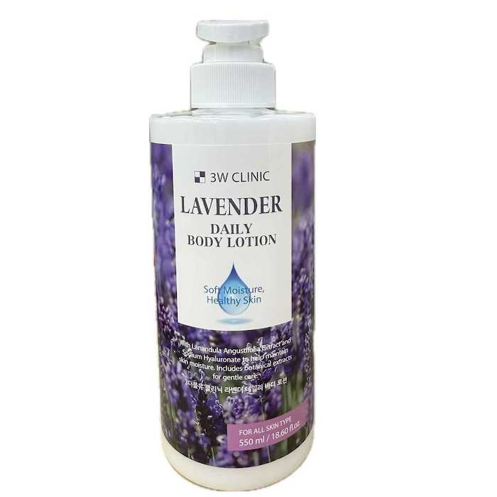 3W Clinic Lavender Daily Body Lotion 550mlProduct Thumbnail