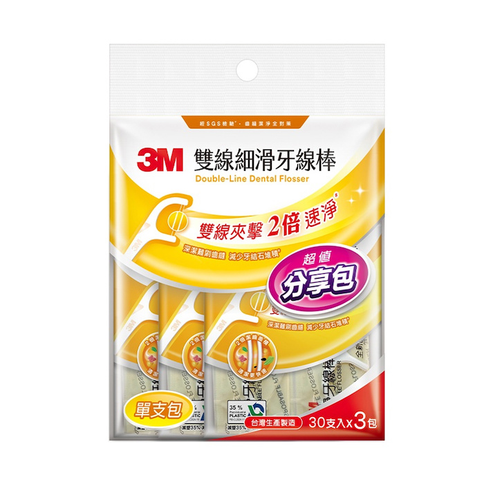 3M Nexcare Double Line Flosser 30pcsx3 30pcsx3Product Thumbnail