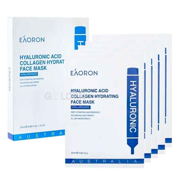 EAORON Eaoron Hyaluronic Acid Collagen Hydrating Face Mask 25ml-5 Piece (Hong Kong Official Product) (9348107000488) Fixed SizeProduct Thumbnail