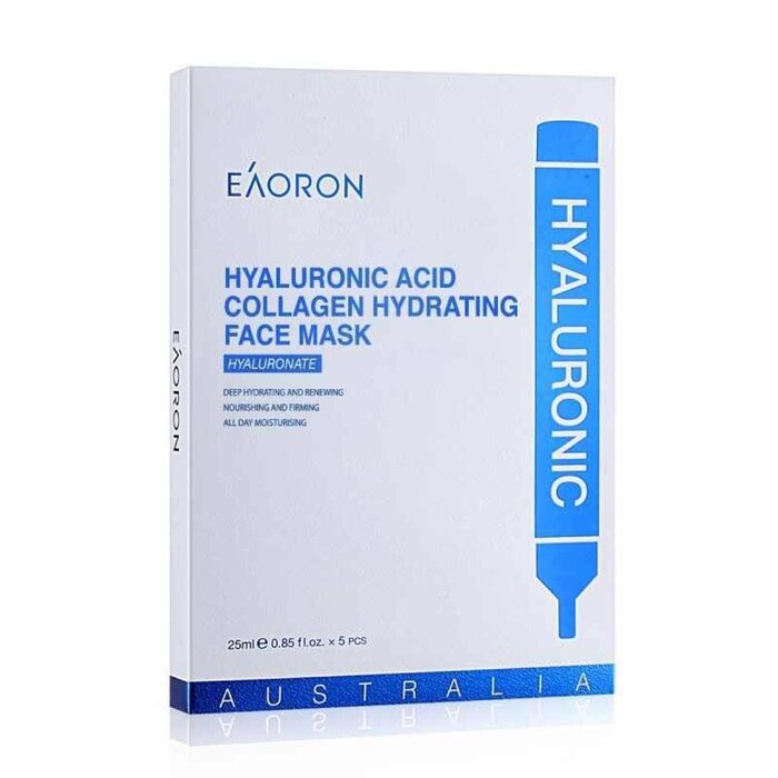 EAORON Eaoron Hyaluronic Acid Collagen Hydrating Face Mask 25ml-5 Piece (Hong Kong Official Product) (9348107000488) Fixed SizeProduct Thumbnail