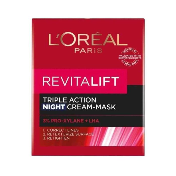 L'Oreal Revitalift Triple Action Night Cream Mas 50mlProduct Thumbnail
