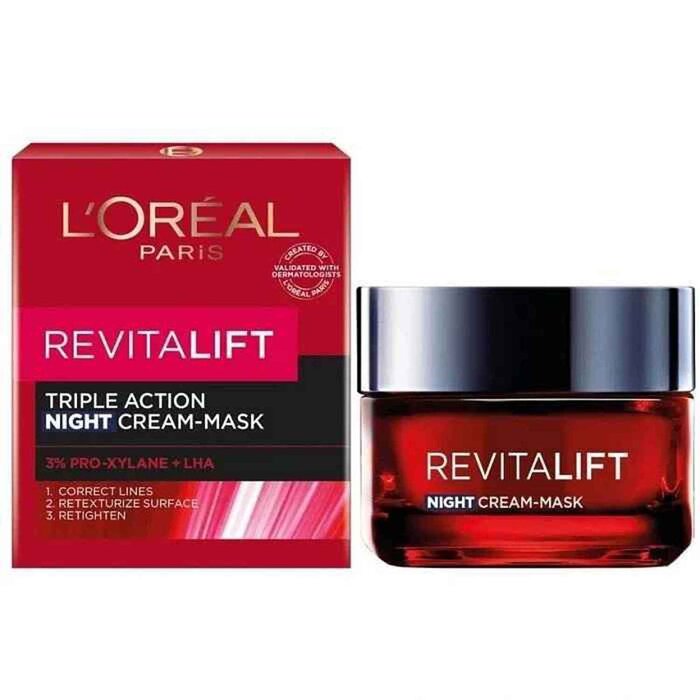L'Oreal Revitalift Triple Action Night Cream Mas 50mlProduct Thumbnail