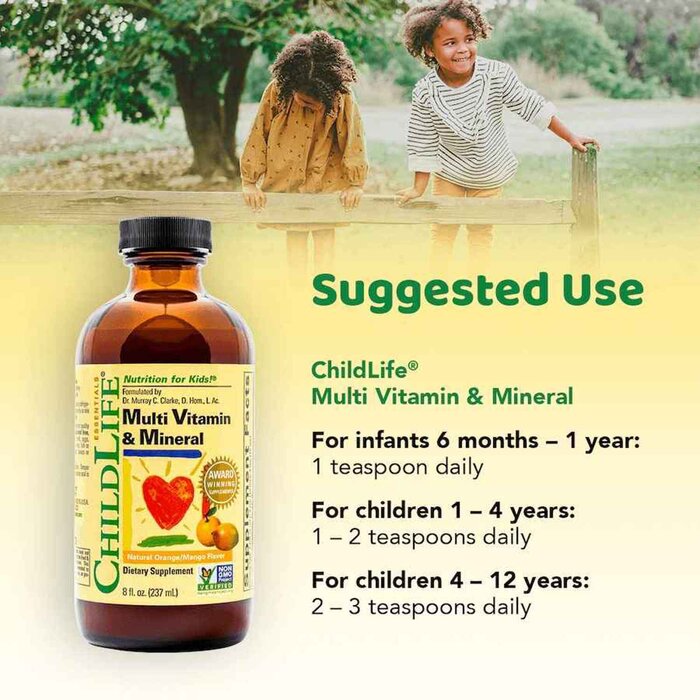 ChildLife Multi Vitamin & Mineral (Natural Orange-Mango Flavor) 237mlProduct Thumbnail