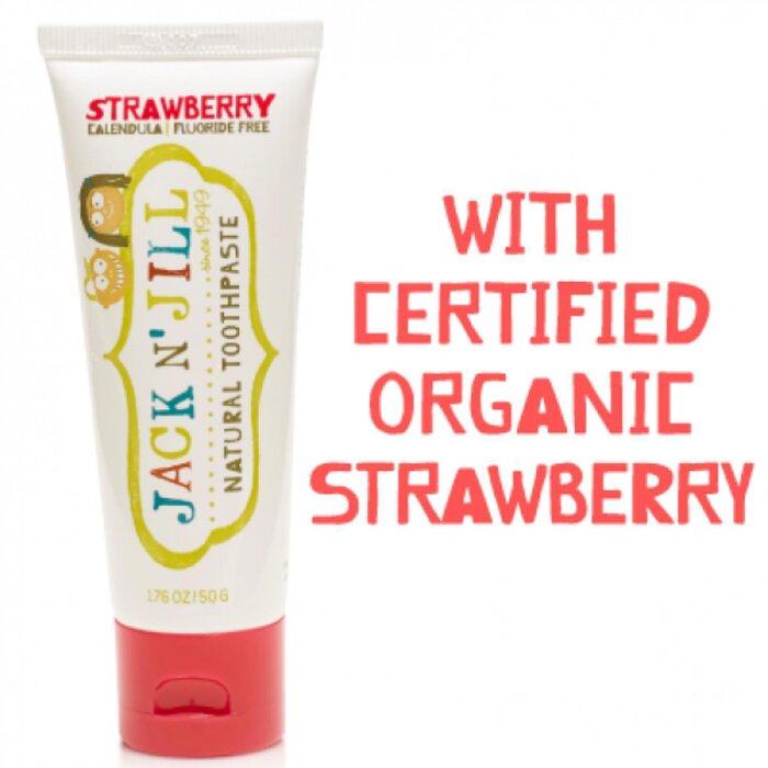 Jack N Jill Natural Toothpaste - Strawberry 50gProduct Thumbnail