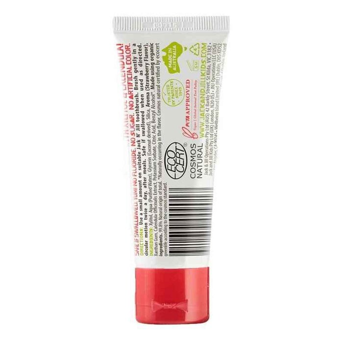 Jack N Jill Natural Toothpaste - Strawberry 50gProduct Thumbnail
