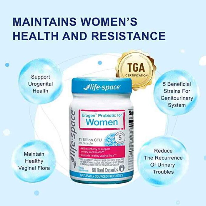 Life Space Urogen Probiotic for Women 60 capsulesProduct Thumbnail