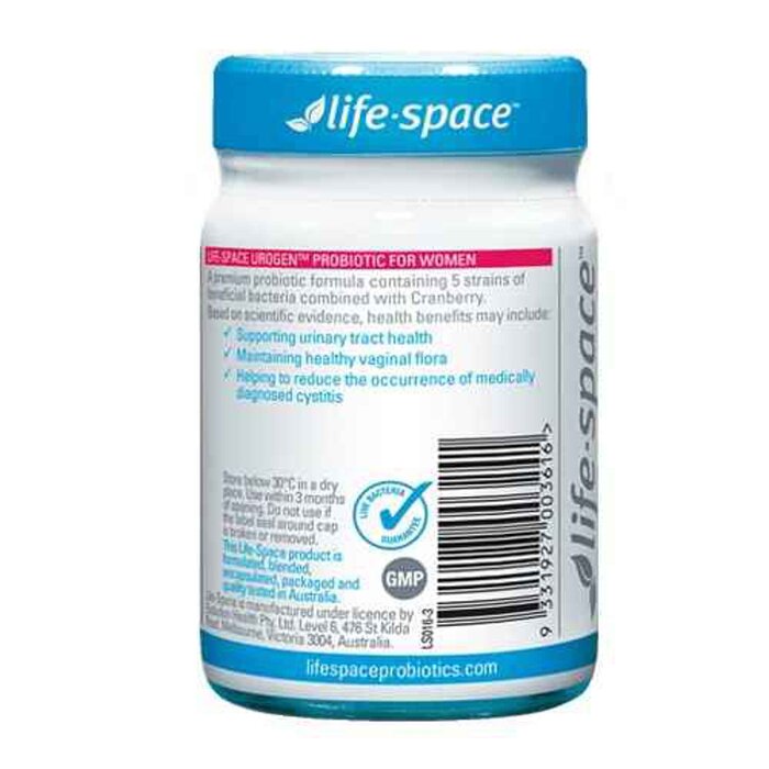 Life Space Urogen Probiotic for Women 60 capsulesProduct Thumbnail