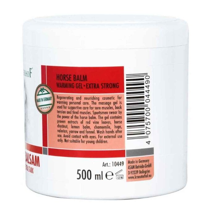 Krauterhof Horse oil massage cream 500mlProduct Thumbnail