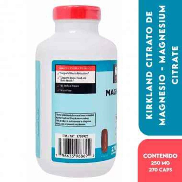 Kirkland Signature Magnesium Citrate 250mg 270 SoftgelsProduct Thumbnail