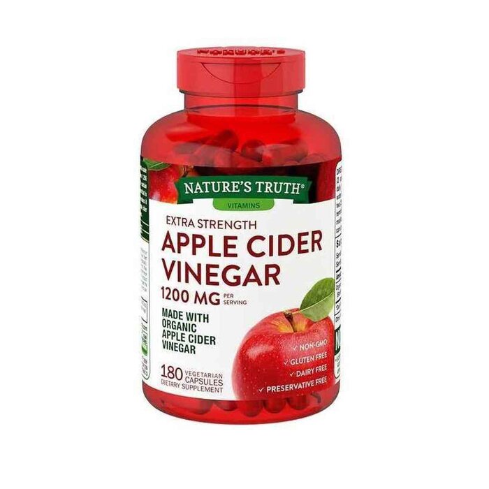NATURE'S TRUTH Apple Cider Vinegar 1200 mg 180  CapsulesProduct Thumbnail