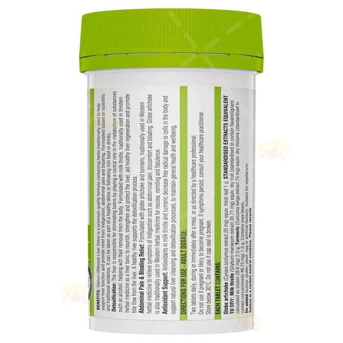 Swiss Ultiboost Liver Detox 200 CapsulesProduct Thumbnail