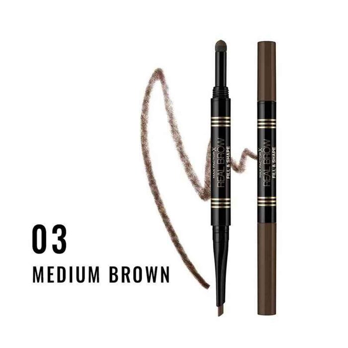 Max Factor 密絲佛陀  雙效持妝眉筆 #03 Medium BrowProduct Thumbnail