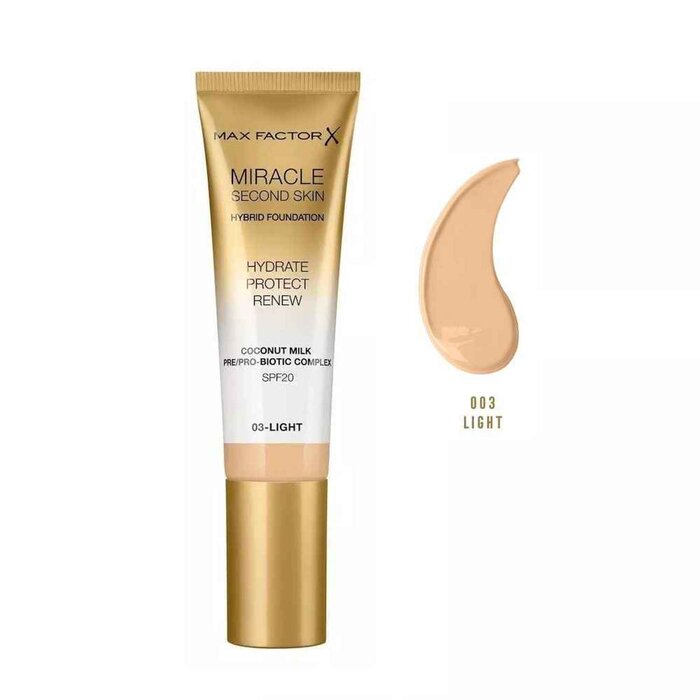 Max Factor Miracle Second Skin Hybrid Foundation SPF20 30mlProduct Thumbnail