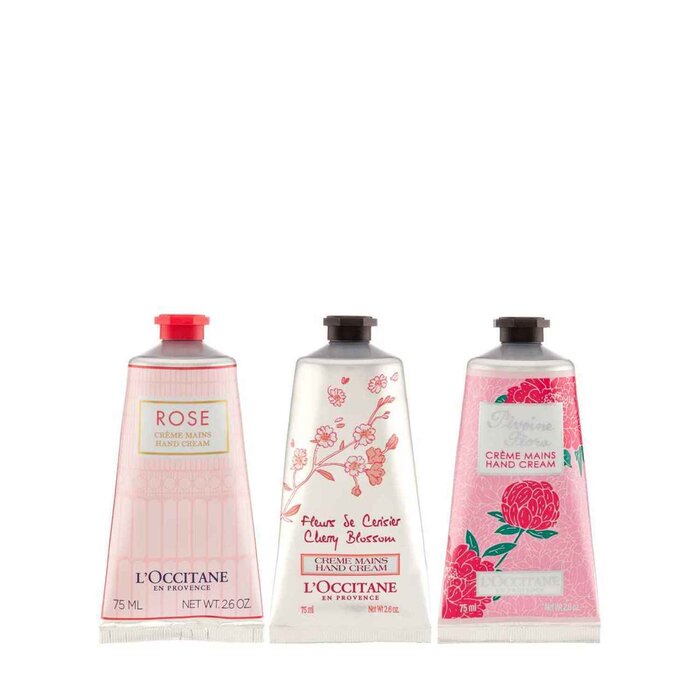 L'Occitane Hand Cream Three Piece Set-NEROLI&ORCHIDEE-CHERRY BLOSSOM-ROSE 75ml*3Product Thumbnail
