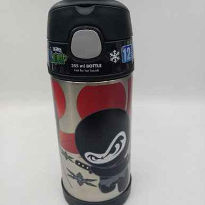 THERMOS FUNtainer Stainless Steel Vacuum Insulated Drink Bottle -Ninja 355mlProduct Thumbnail