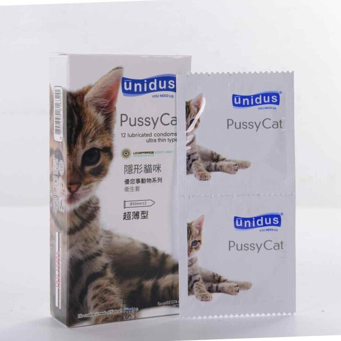 유니더스 Unidus Korean Condom Pussy Cat Ultra thin type 12pcs Fixed SizeProduct Thumbnail