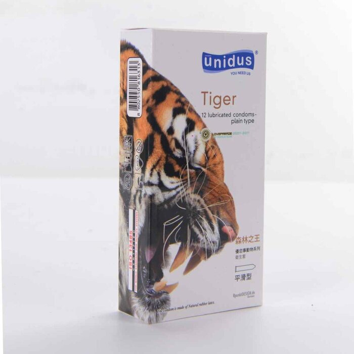 Unidus Korean Condom Tiger plain type 12pcs Fixed SizeProduct Thumbnail