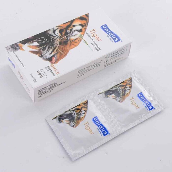 Unidus Korean Condom Tiger plain type 12pcs Fixed SizeProduct Thumbnail