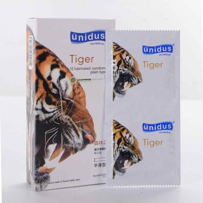 Unidus Korean Condom Tiger plain type 12pcs Fixed SizeProduct Thumbnail