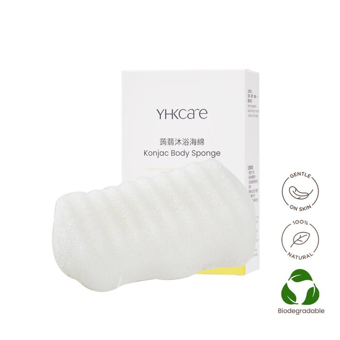 YHKCARE Konjac Body Sponge (Silk Collagen) 1pcProduct Thumbnail
