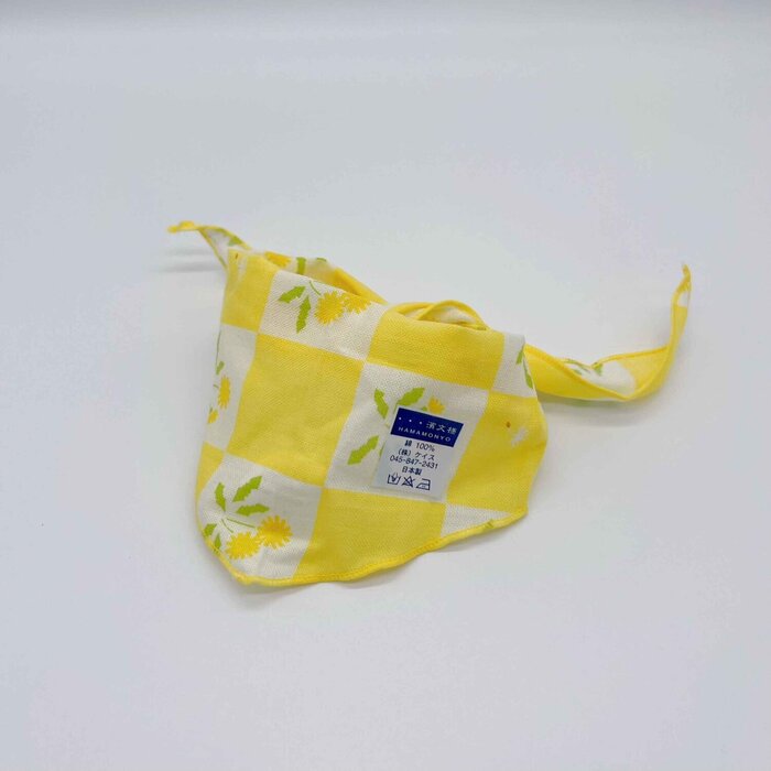 TAKTAK KITCHEN 得哥廚房 日本製純棉黃色蒲公英貓狗寵物圍巾 Fixed SizeProduct Thumbnail